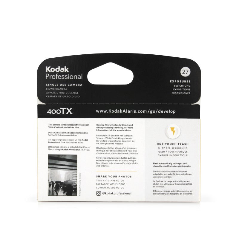 Kodak Tri-X B&W disposable camera (27EXP, ISO400)