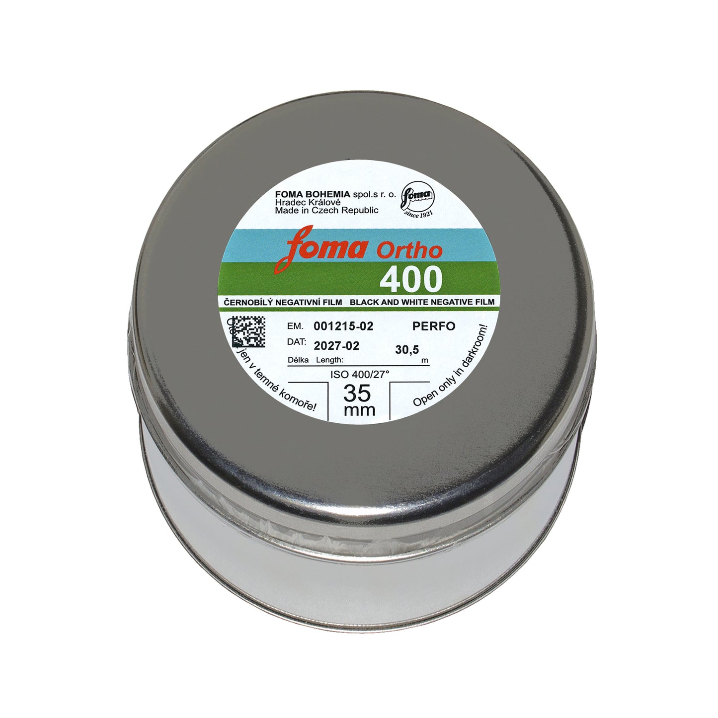 FOMA Ortho 400 35mm/30.5m (bulk)