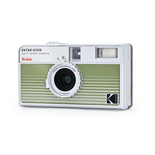 Kodak Ektar H35N Half-Frame film camera (Striped Green)