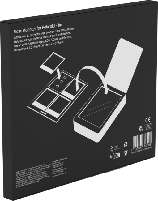 Polaroid Film Scan Adapter