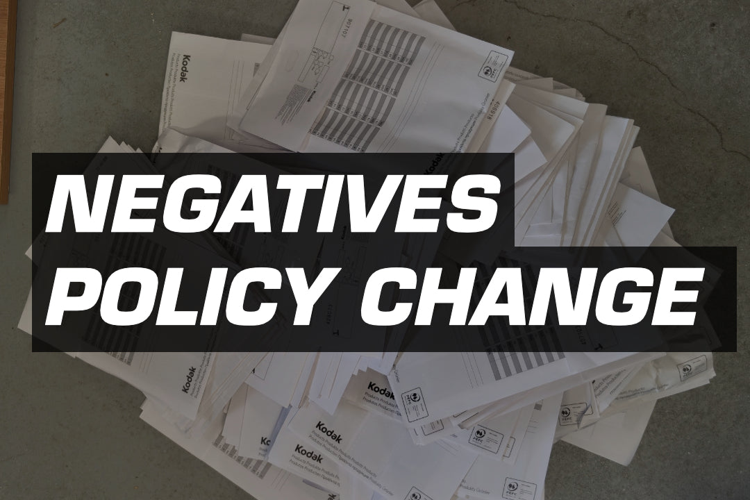 Important change to our negatives policy
