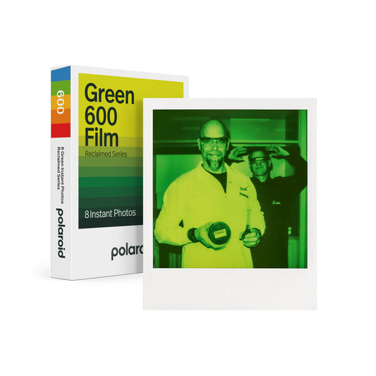 Polaroid Green 600 film - Reclaimed Edition