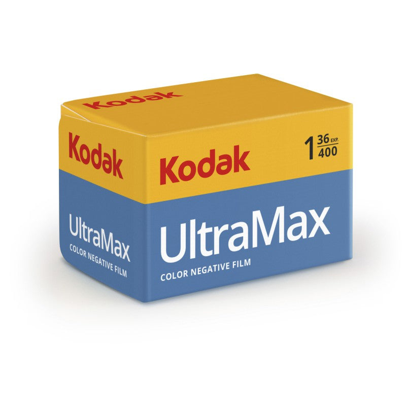 Box of Kodak Ultra Max 400 35mm film for 36 exposures