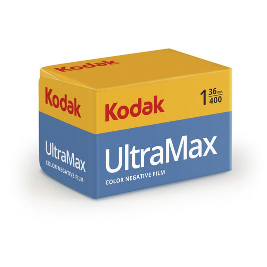 Box of Kodak Ultra Max 400 35mm film for 36 exposures