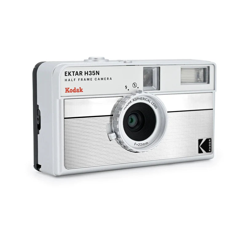 Kodak Ektar H35N Half-Frame film camera (Striped Silver)
