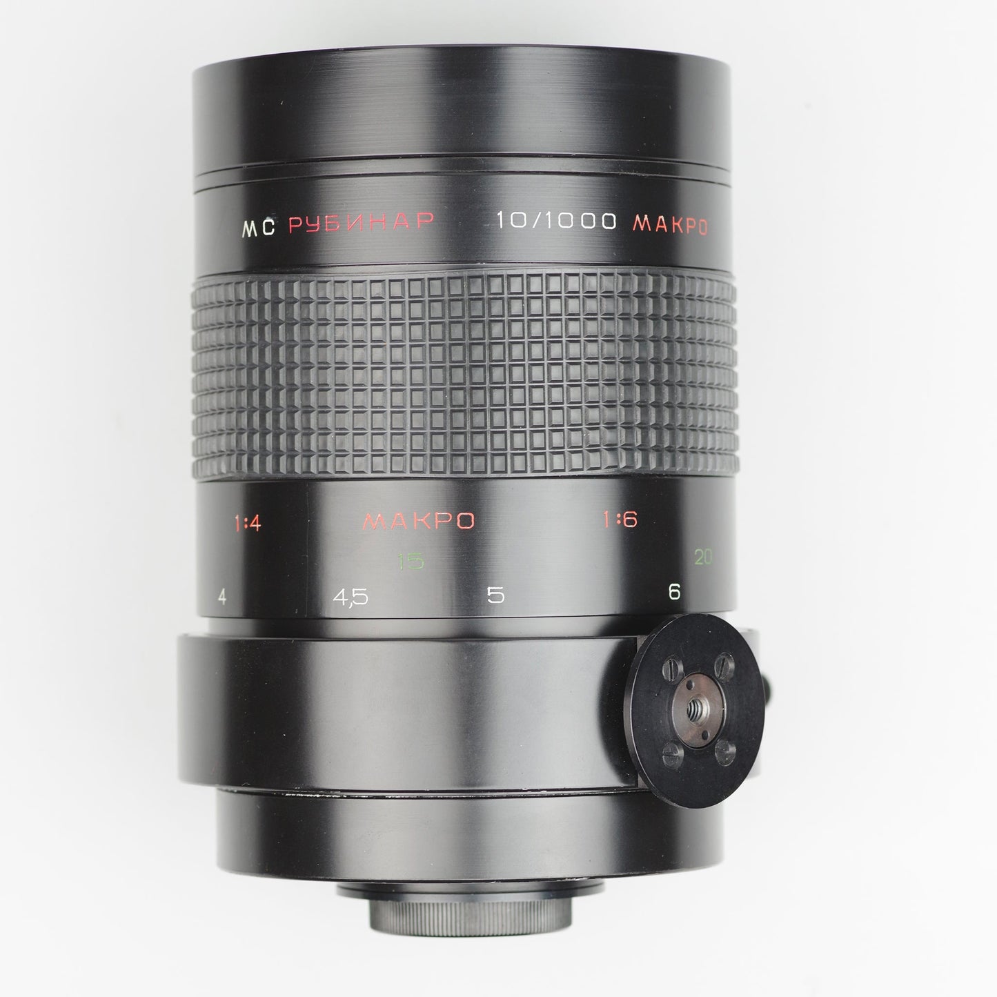 Rubinar 10/1000 lens from side