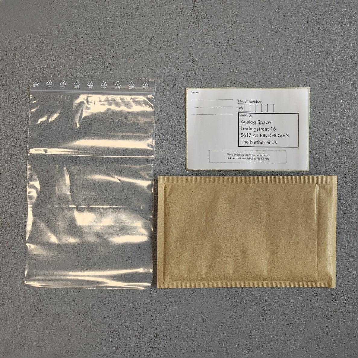 Film shipping kit (for film development)