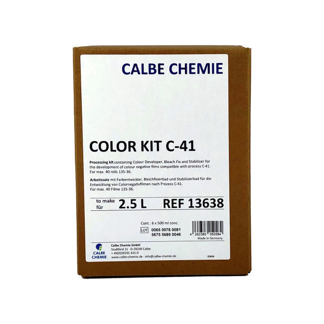 Calbe Chemie C-41 color negative processing kit (2.5L)