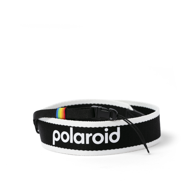 Polaroid Flat strap - Black & White
