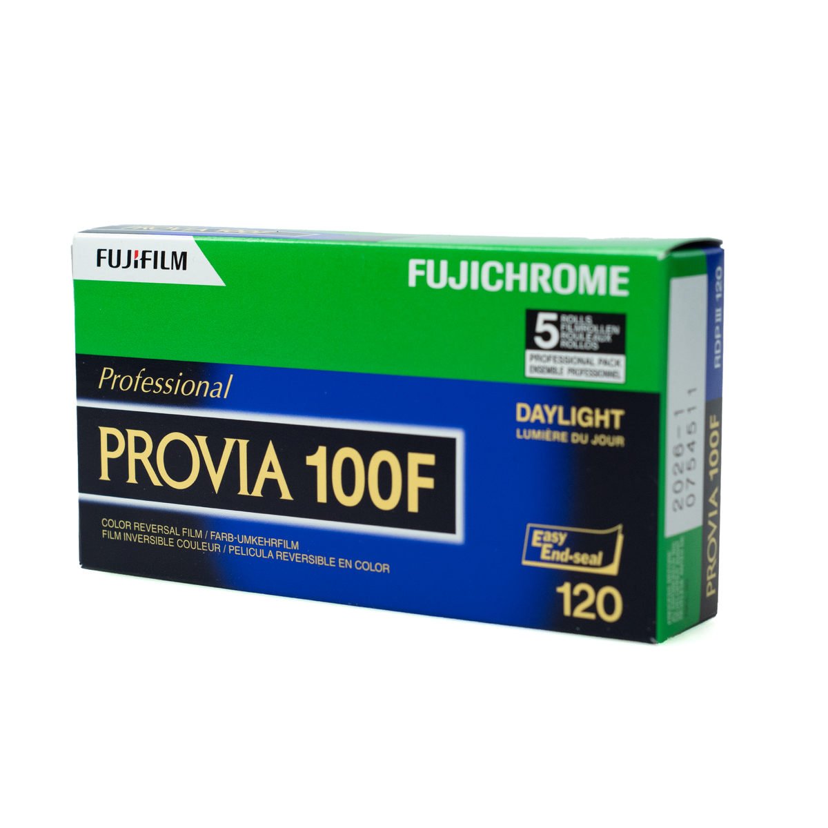 Fujifilm Provia 100F medium format (120) color slide film (5-pack ...