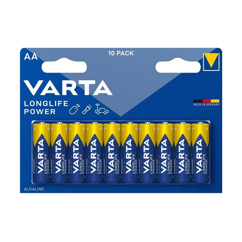 VARTA Longlife Power AA (10-pack) Alkaline Battery