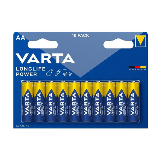 VARTA Longlife Power AA (10-pack) Alkaline Battery