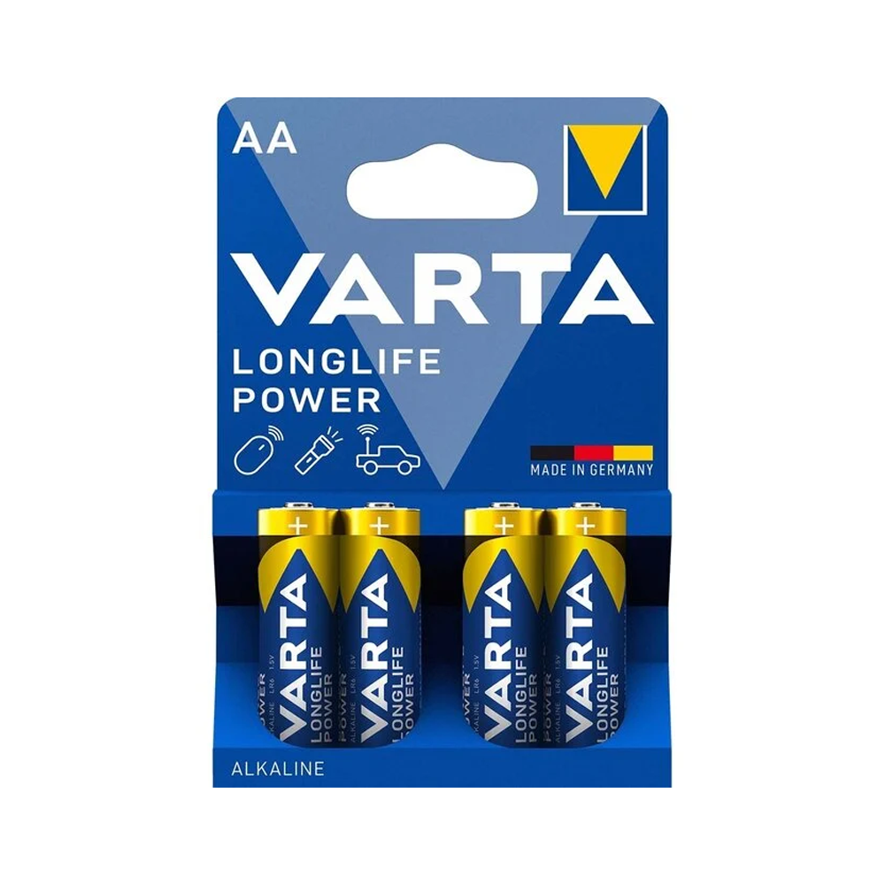 VARTA Longlife Power AA (4-pack) Alkaline Battery