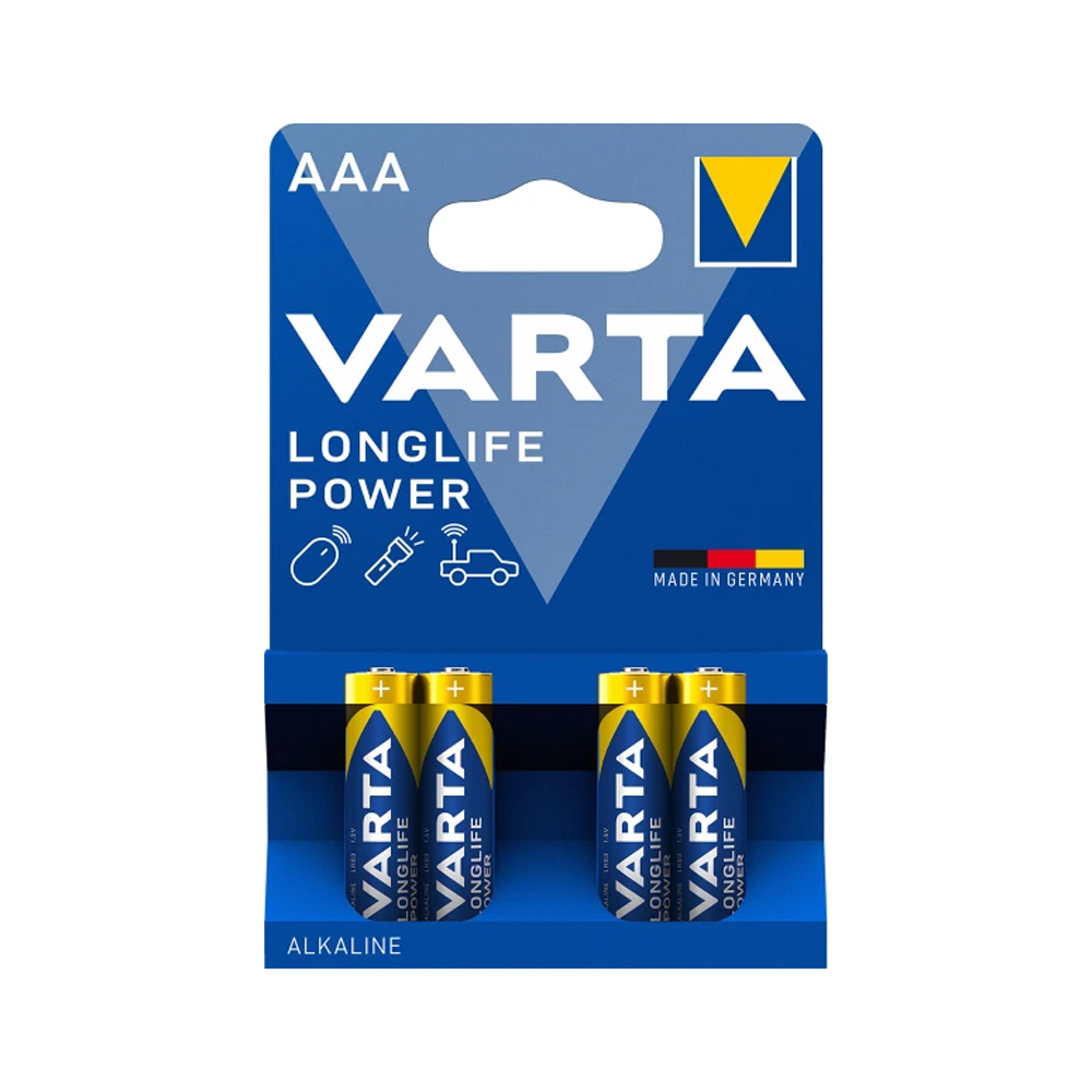 VARTA Longlife Power AAA (4-pack) Alkaline Battery