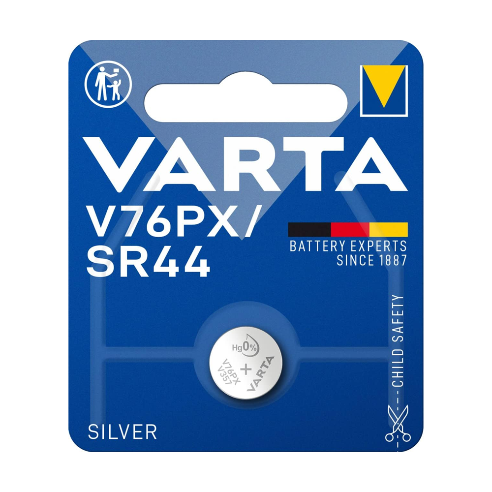 VARTA V76PX/SR44 Silver Oxide Battery