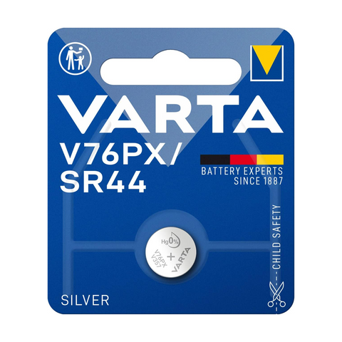 VARTA V76PX/SR44 Silver Oxide Battery