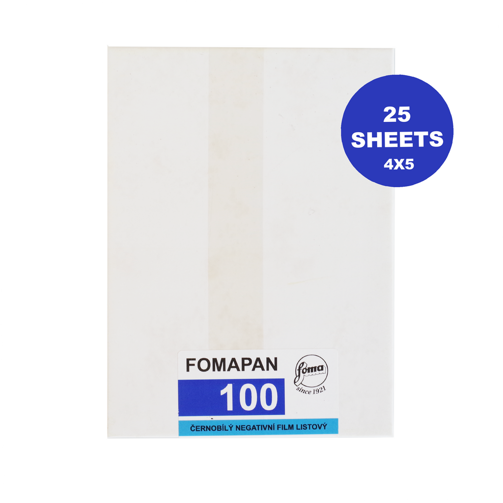 Fomapan 100 4x5 (25 sheets)