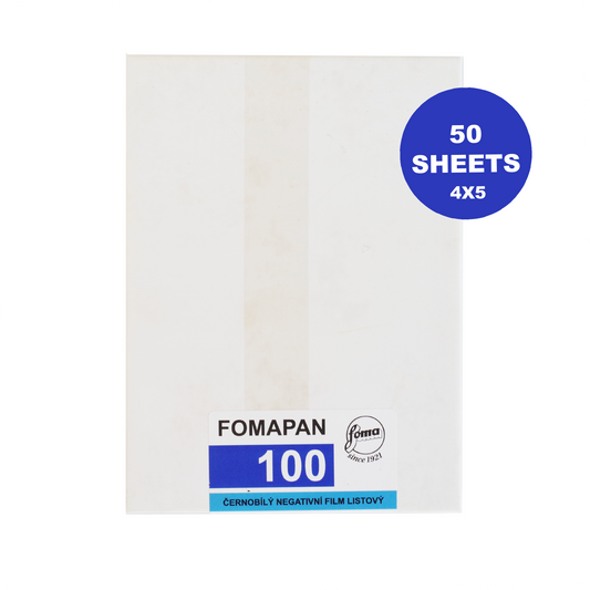 Fomapan 100 4x5 (50 sheets)