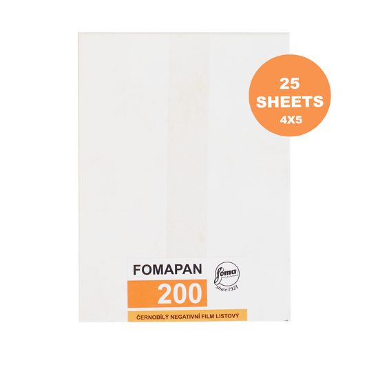 Fomapan 200 4x5 (25 sheets)