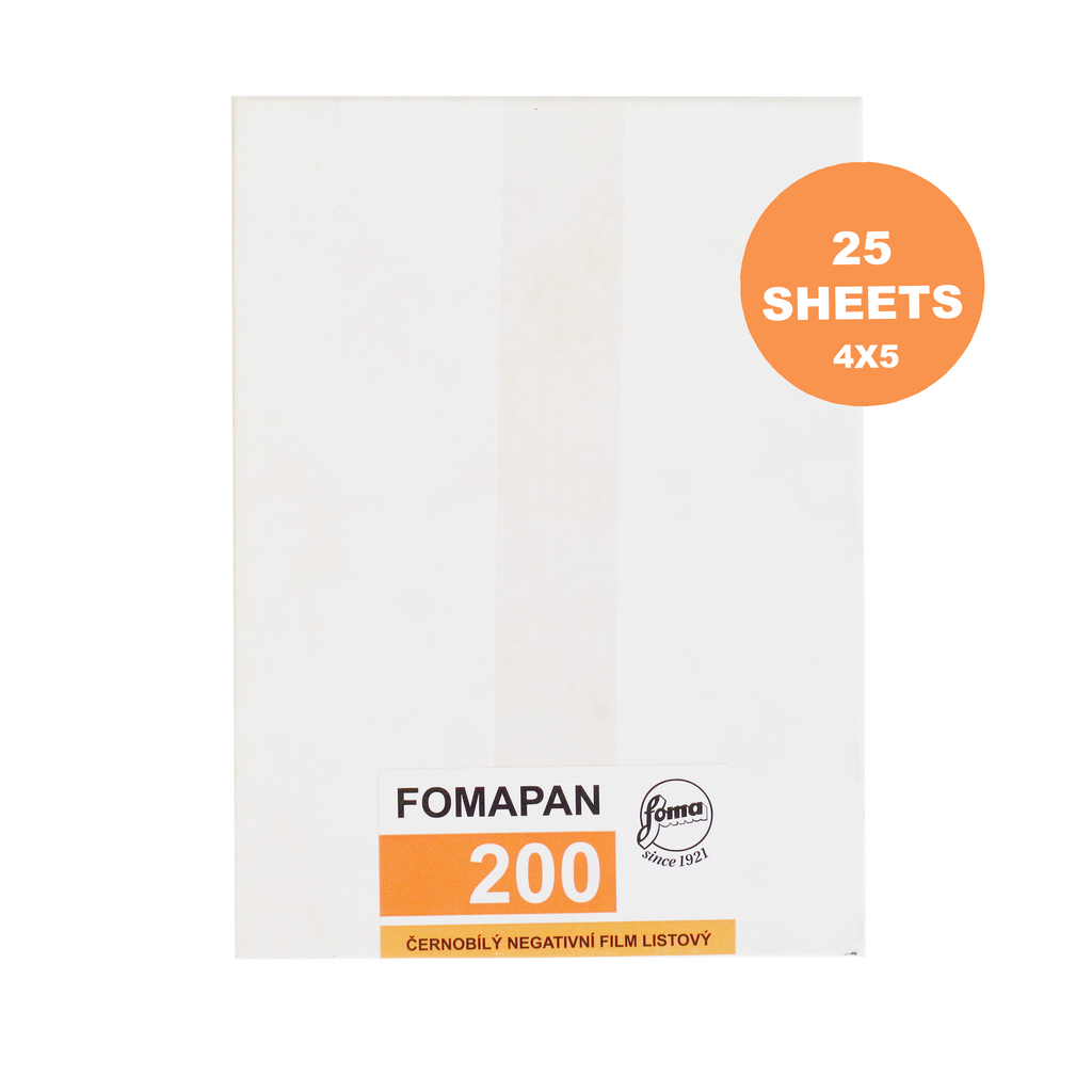Fomapan 200 4x5 (25 sheets)