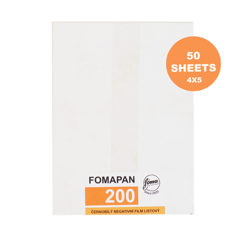 Fomapan 200 4x5 (50 sheets)