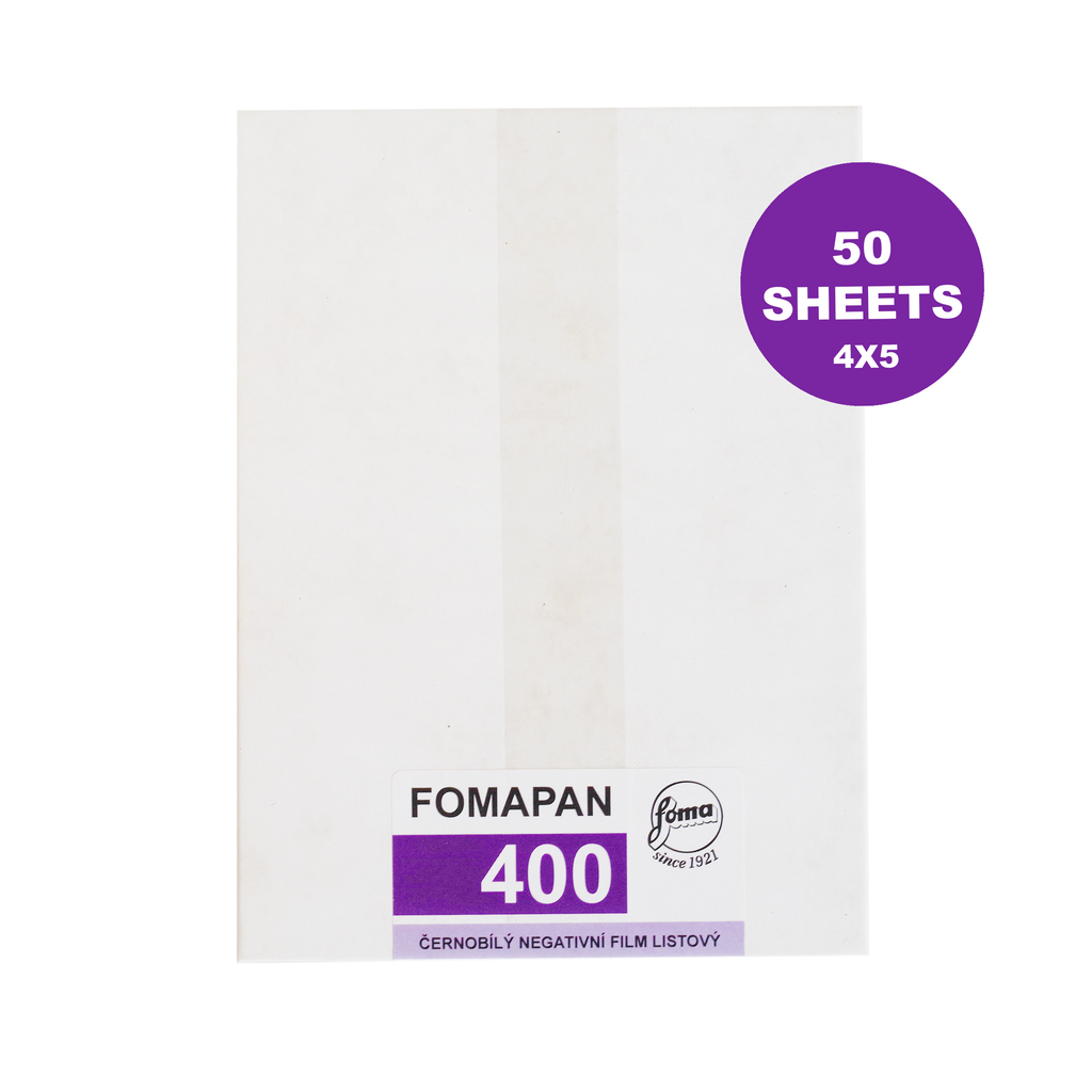 Fomapan 400 4x5 inch (10,2x12,7cm) 50 sheets