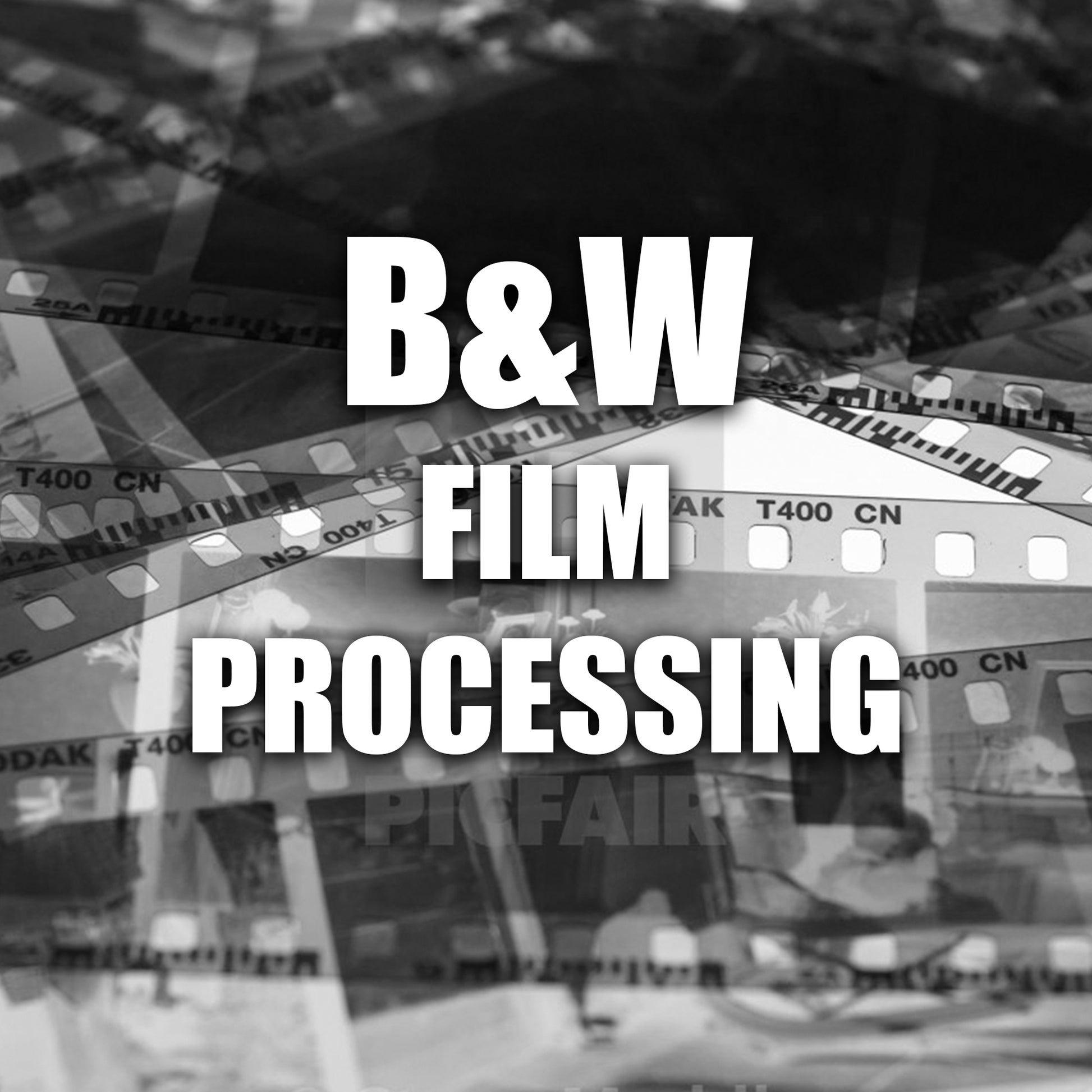 Get Old Film Developed Black And White Negative Film