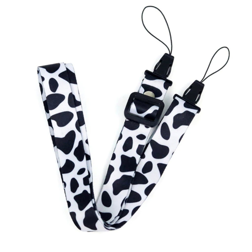 Camera Strap - Cow Print (For Intax + Compact cameras)